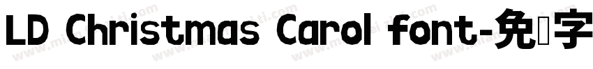 LD Christmas Carol font字体转换